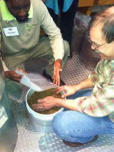 9Feb5MzukisiWithSteve and Chaff Chaff collected from all the profile roasting of the day